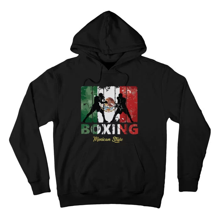 Mexican Vintage Style Boxing Great Boxing Tall Hoodie