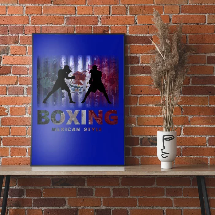 Mexican Vintage Style Boxing Great Boxer Gift Poster