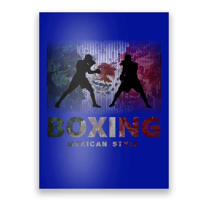 Mexican Vintage Style Boxing Great Boxer Gift Poster