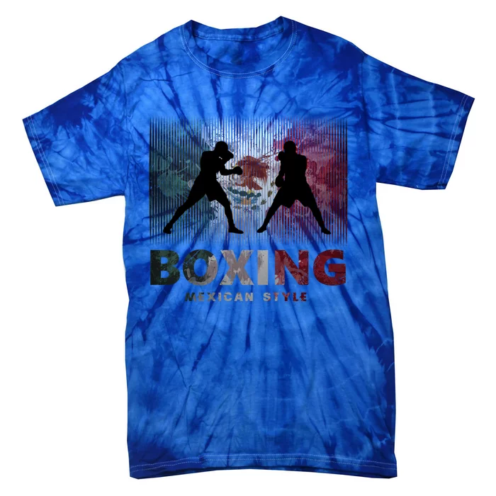 Mexican Vintage Style Boxing Great Boxer Gift Tie-Dye T-Shirt