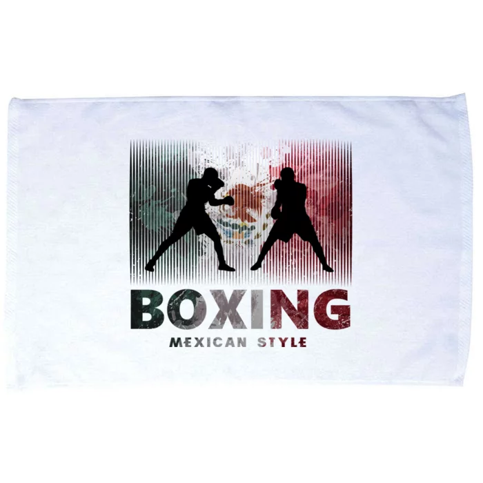 Mexican Vintage Style Boxing Great Boxer Gift Microfiber Hand Towel