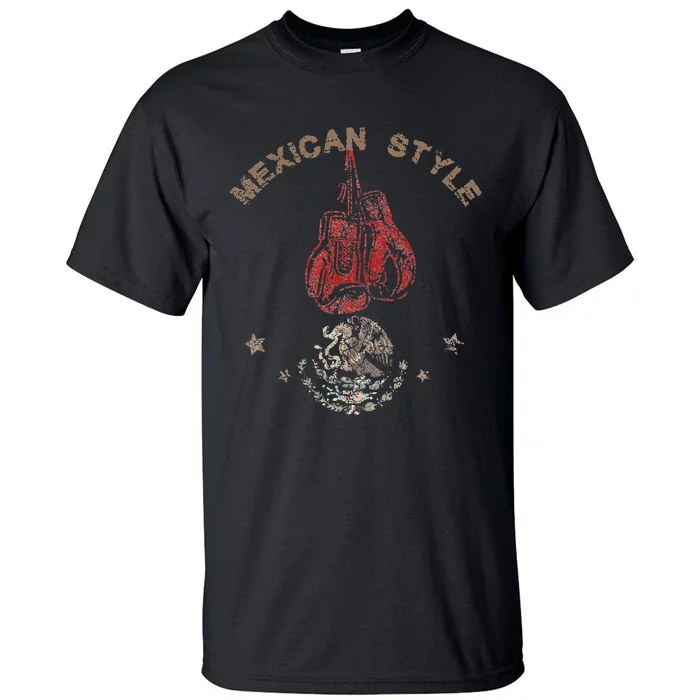 Mexican Vintage Style Boxing Great Boxer Tall T-Shirt