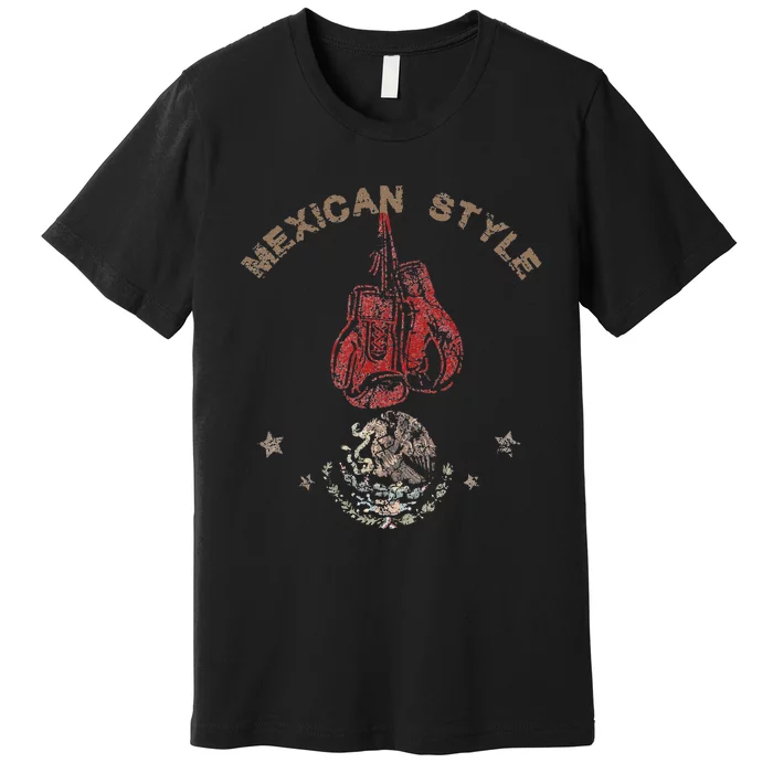 Mexican Vintage Style Boxing Great Boxer Premium T-Shirt