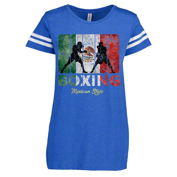 Mexican Vintage Style Boxing Great Boxing Enza Ladies Jersey Football T-Shirt