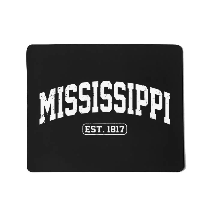 Mississippi Vintage State Athletic Style Mousepad