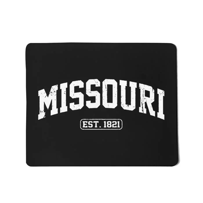 Missouri Vintage State Athletic Style Mousepad