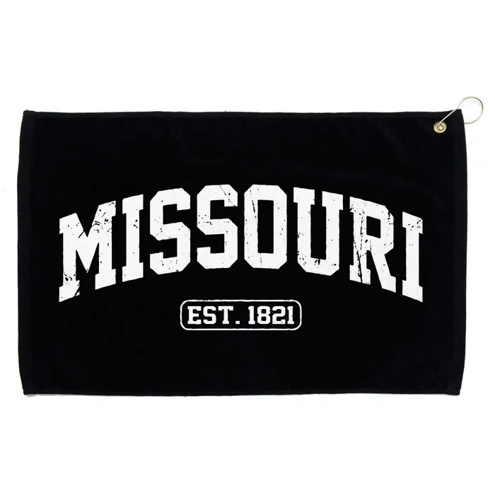 Missouri Vintage State Athletic Style Grommeted Golf Towel