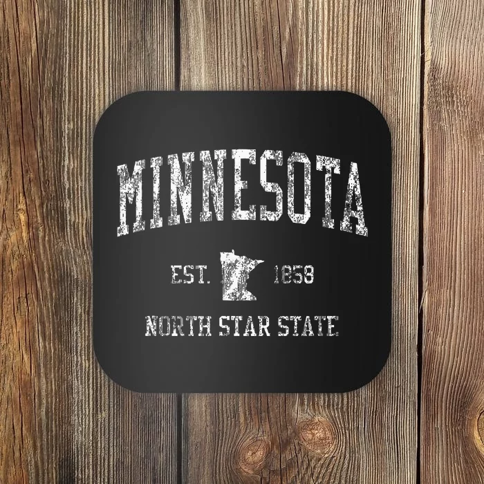 Minnesota Vintage Sports Design Minnesotan Coaster