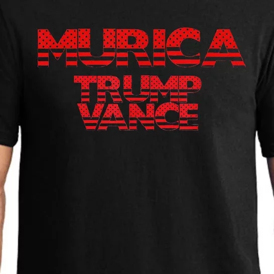 Murica Vote Trump Vance 2024 Pajama Set