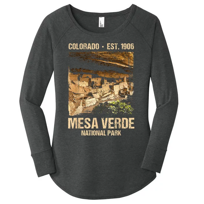 Mesa Verde Us National Park Colorado Women's Perfect Tri Tunic Long Sleeve Shirt