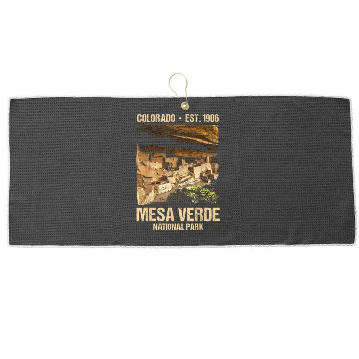 Mesa Verde Us National Park Colorado Large Microfiber Waffle Golf Towel