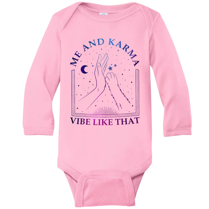 Midnight Vibes Uniting with Karma Baby Long Sleeve Bodysuit