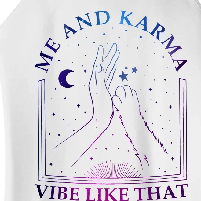 Midnight Vibes Uniting with Karma Women’s Perfect Tri Rocker Tank