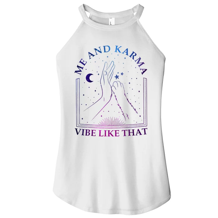 Midnight Vibes Uniting with Karma Women’s Perfect Tri Rocker Tank