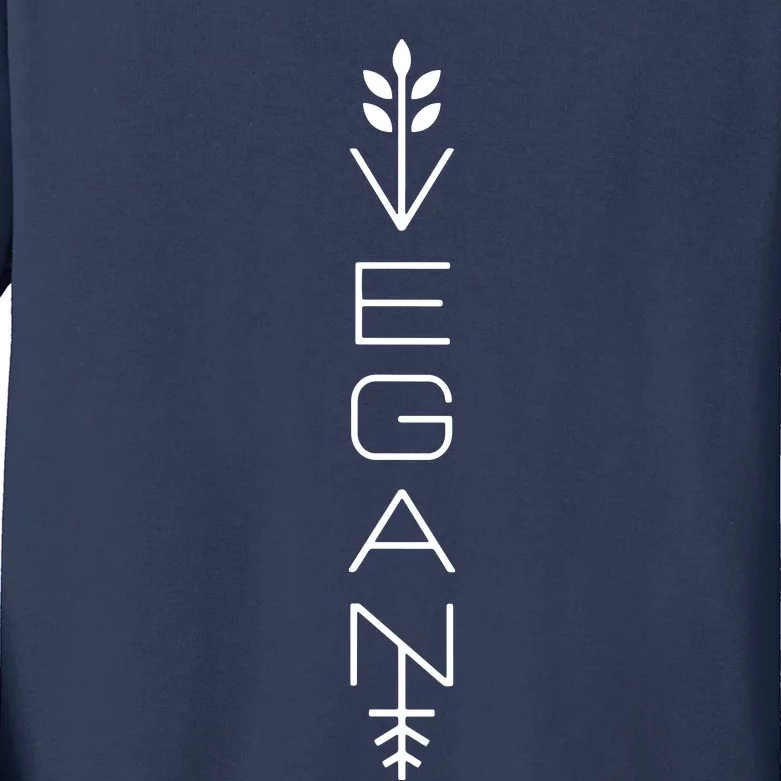 Modern Vegan Vegan Clothing Kids Long Sleeve Shirt