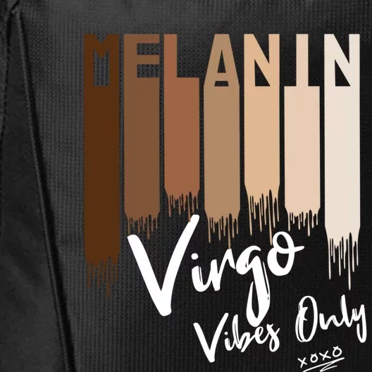 Melanin Virgo Vibes Only Zodiac Sign For Black Gift City Backpack