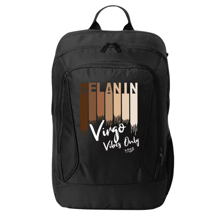 Melanin Virgo Vibes Only Zodiac Sign For Black Gift City Backpack