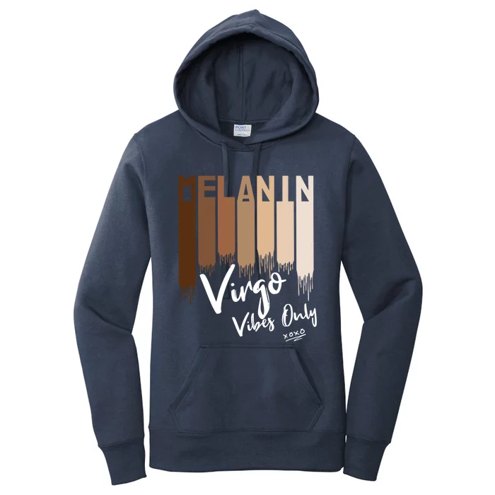 Melanin Virgo Vibes Only Zodiac Sign For Black Gift Women's Pullover Hoodie