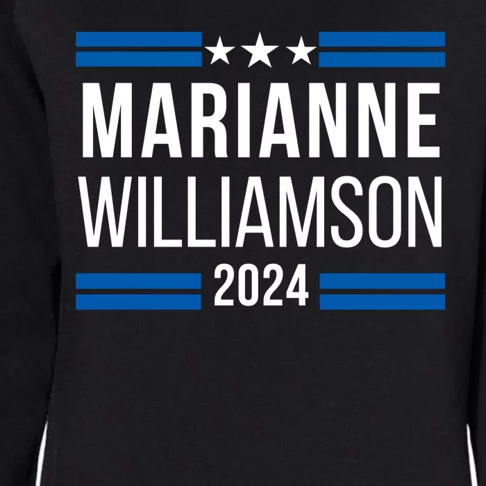 Marianne Williamson 2024, Marianne For President Womens California Wash Sweatshirt