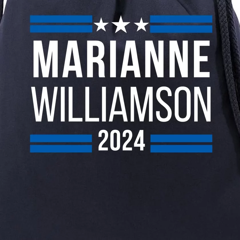 Marianne Williamson 2024, Marianne For President Drawstring Bag