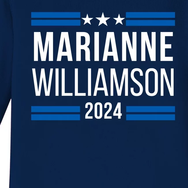 Marianne Williamson 2024, Marianne For President Baby Long Sleeve Bodysuit