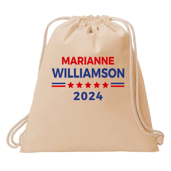 Marianne Williamson 2024 For President Election Campaign Drawstring Bag