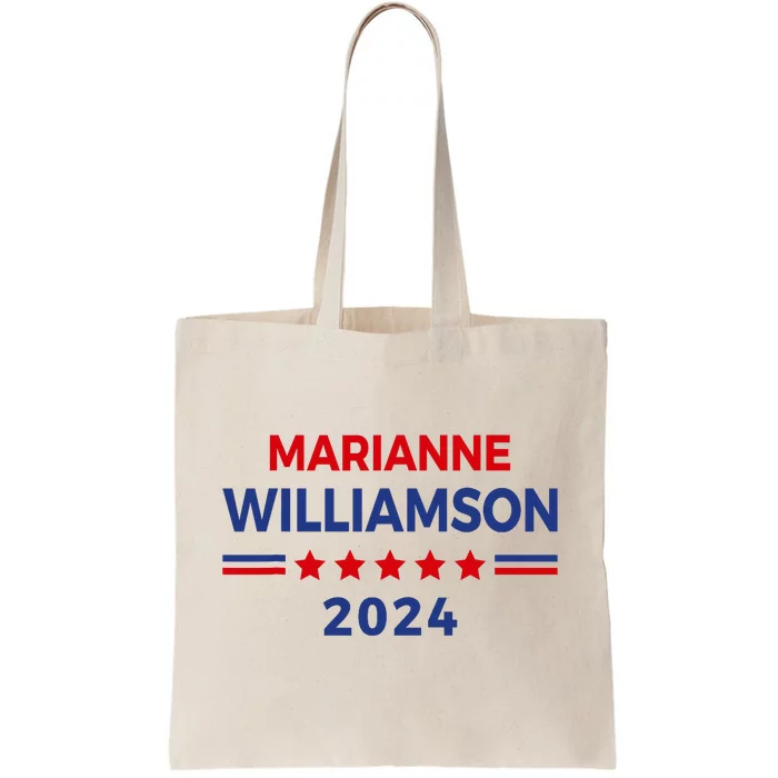 Marianne Williamson 2024 For President Election Campaign Tote Bag