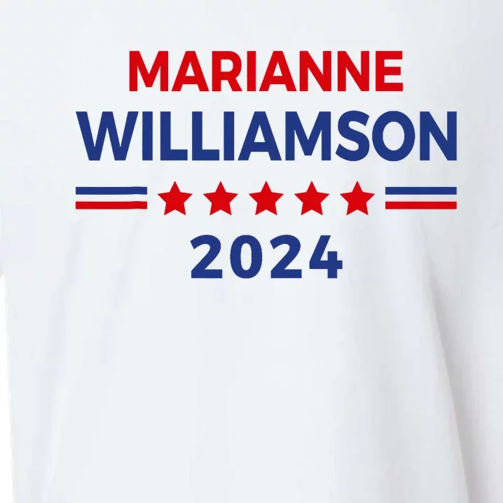 Marianne Williamson 2024 For President Election Campaign Sueded Cloud Jersey T-Shirt