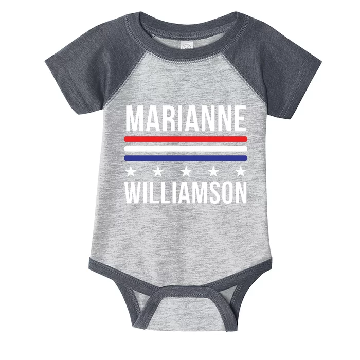 Marianne Williamson 2024 Williamson 2024 President Men Women Infant Baby Jersey Bodysuit