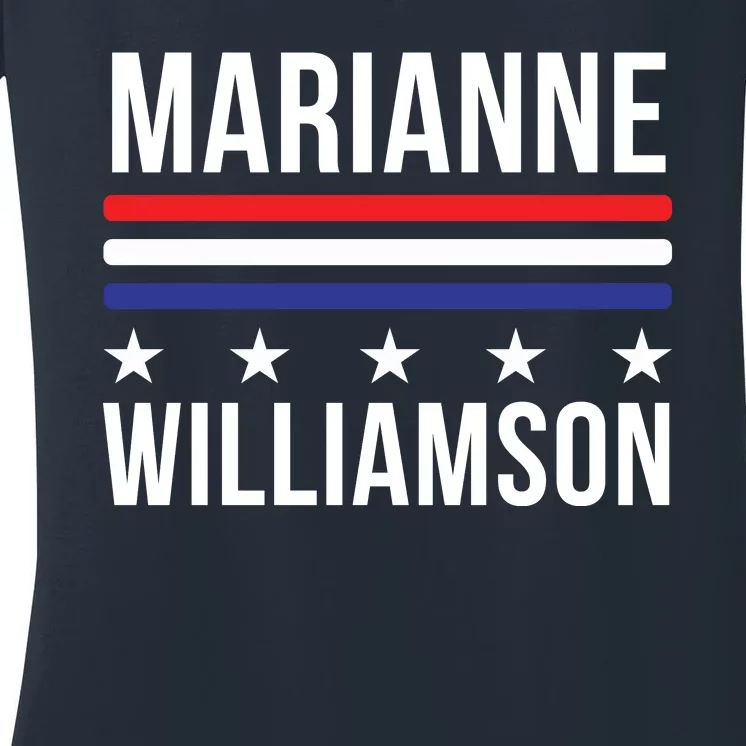 Marianne Williamson 2024 Williamson 2024 President Men Women Women's V-Neck T-Shirt