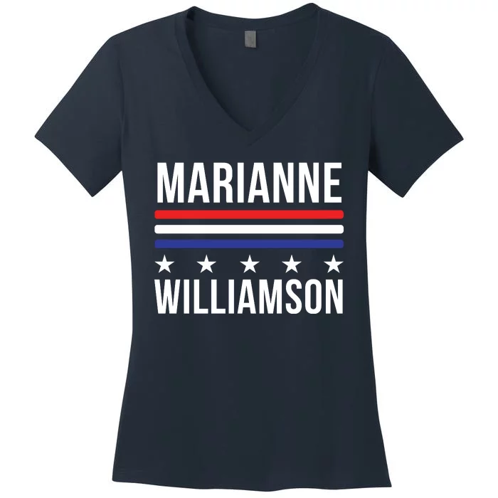 Marianne Williamson 2024 Williamson 2024 President Men Women Women's V-Neck T-Shirt