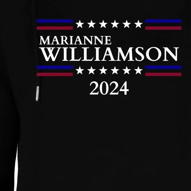 Marianne Williamson 2024 For President Election Womens Funnel Neck Pullover Hood