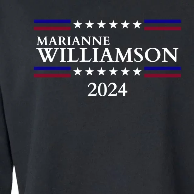 Marianne Williamson 2024 For President Election Cropped Pullover Crew