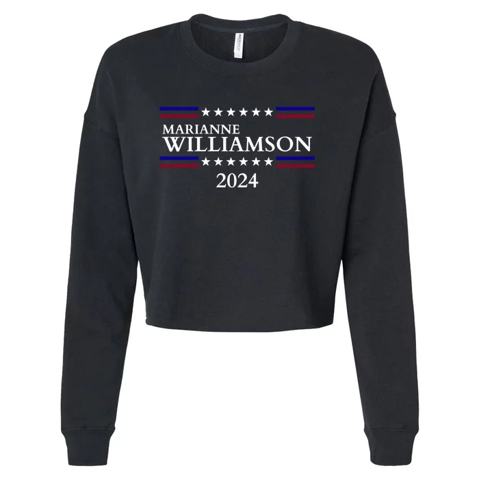 Marianne Williamson 2024 For President Election Cropped Pullover Crew