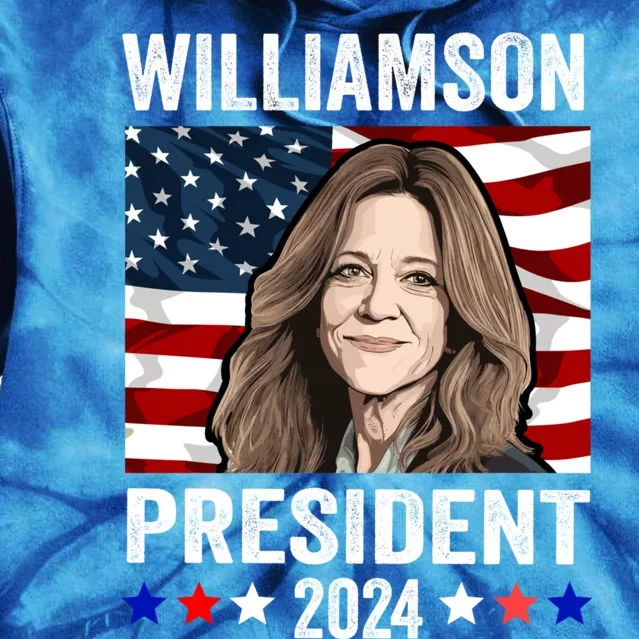 Marianne Williamson 2024 For President Election Tie Dye Hoodie