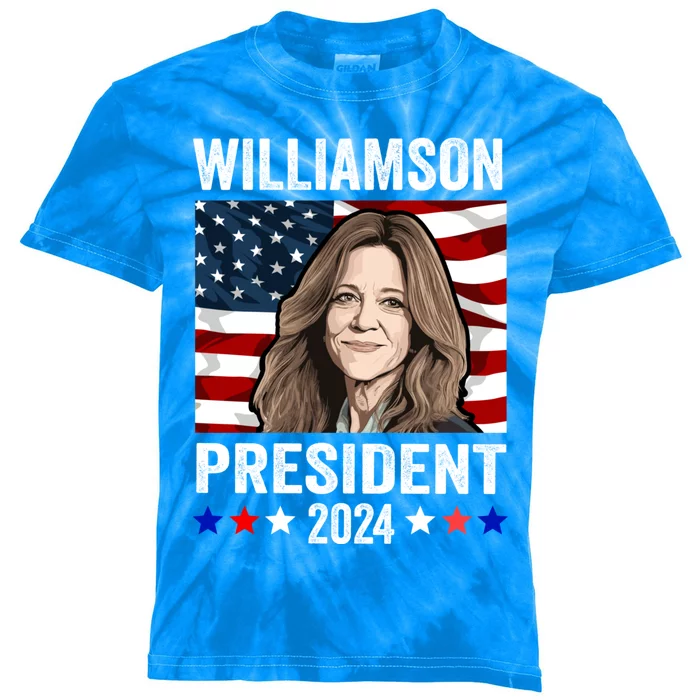 Marianne Williamson 2024 For President Election Kids Tie-Dye T-Shirt