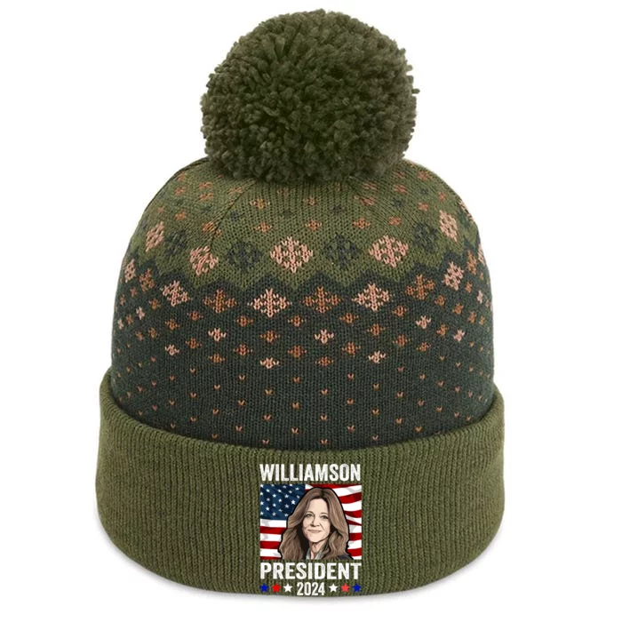 Marianne Williamson 2024 For President Election The Baniff Cuffed Pom Beanie