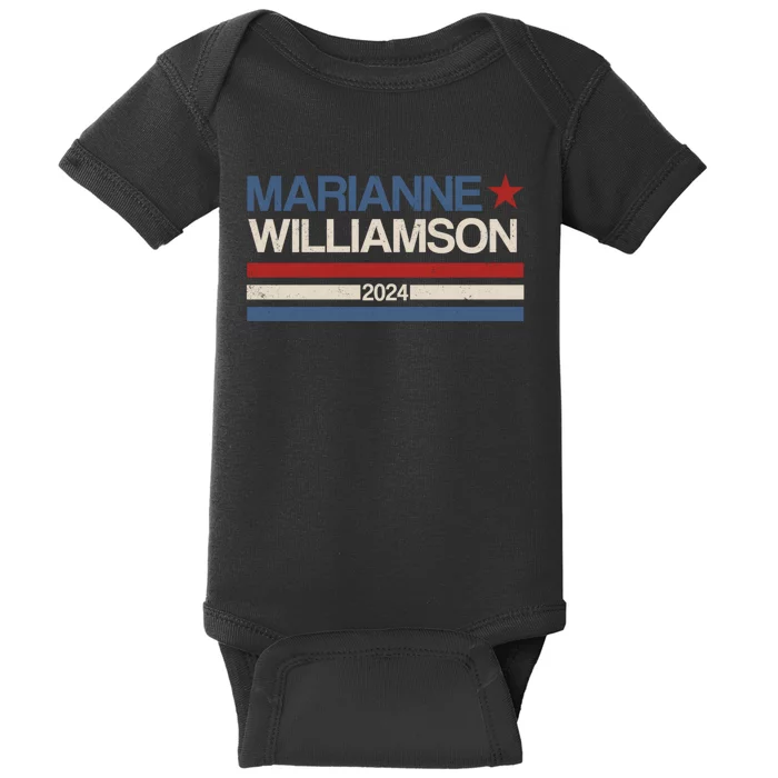 Marianne Williamson 2024 For President Election Baby Bodysuit