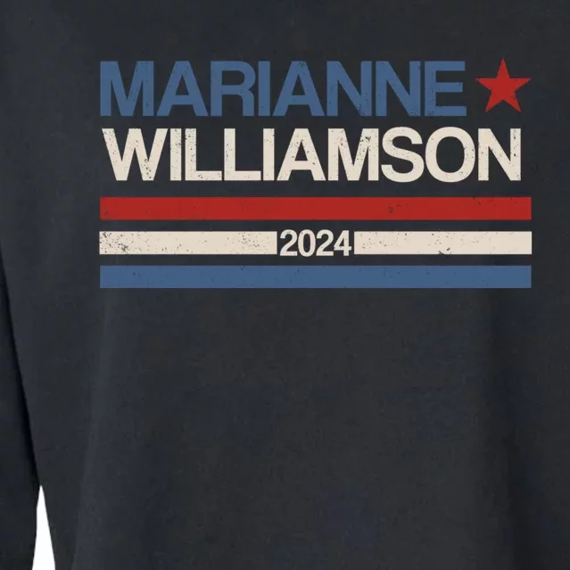 Marianne Williamson 2024 For President Election Cropped Pullover Crew