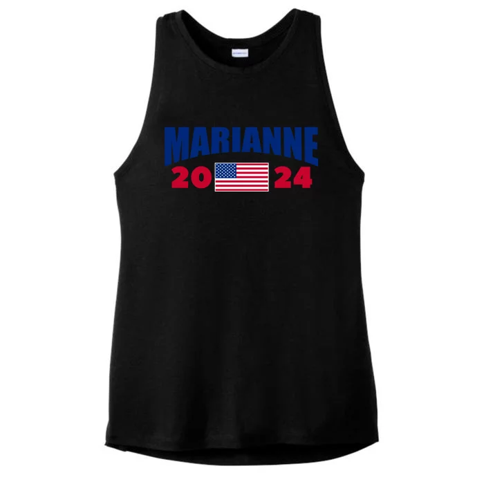 Marianne Williamson 2024 For President Election Ladies Tri-Blend Wicking Tank