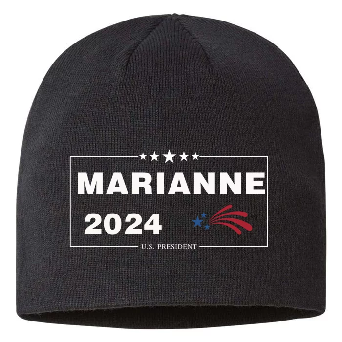 Marianne Williamson 2024 For President Election 8 1/2in Sustainable Knit Beanie