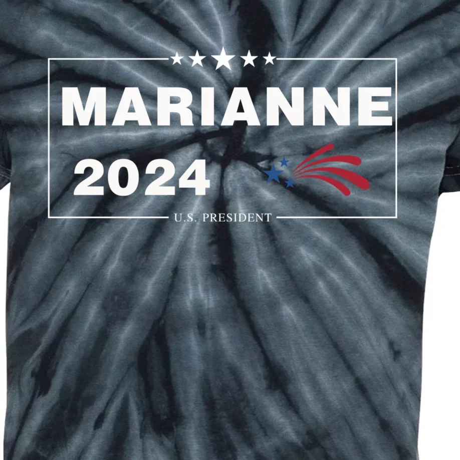 Marianne Williamson 2024 For President Election Kids Tie-Dye T-Shirt