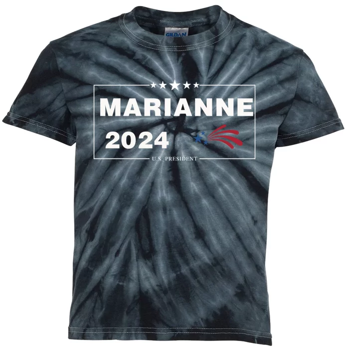 Marianne Williamson 2024 For President Election Kids Tie-Dye T-Shirt