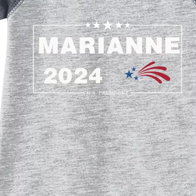 Marianne Williamson 2024 For President Election Infant Baby Jersey Bodysuit