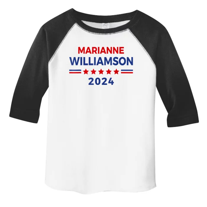 Marianne Williamson 2024 For President Election Campaign Toddler Fine Jersey T-Shirt