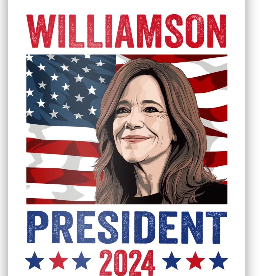 Marianne Williamson 2024 For President Election Campaign Poster