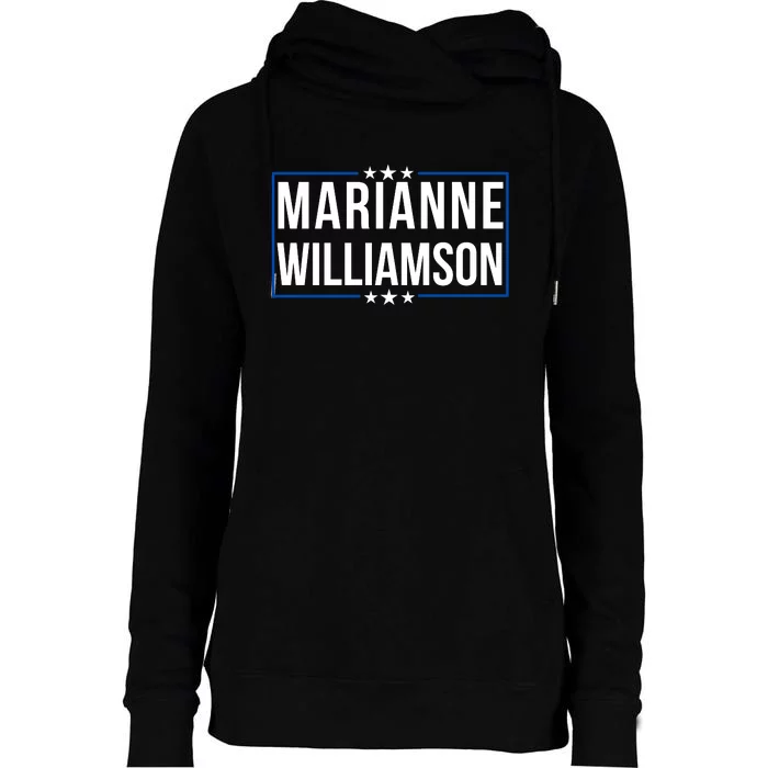 Marianne Williamson 2024 Presidential Election Williamson 2024 Womens Funnel Neck Pullover Hood