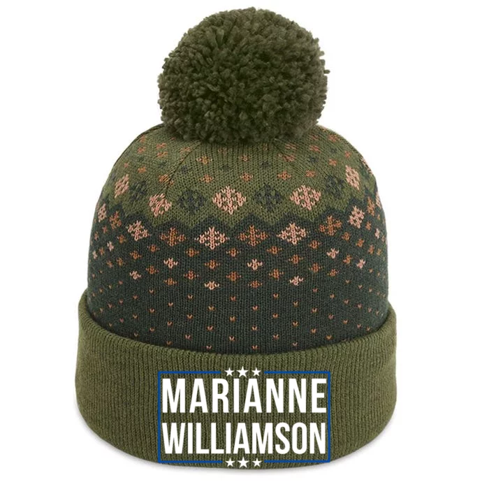 Marianne Williamson 2024 Presidential Election Williamson 2024 The Baniff Cuffed Pom Beanie