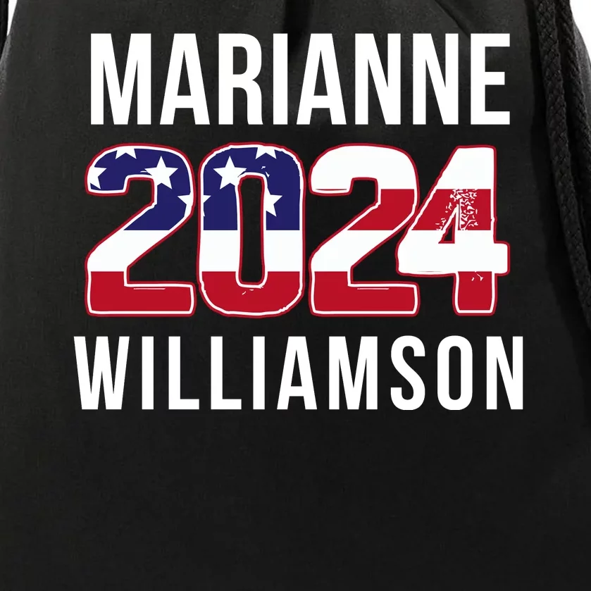 Marianne Williamson 2024 President Men Women Williamson 2024 Drawstring Bag