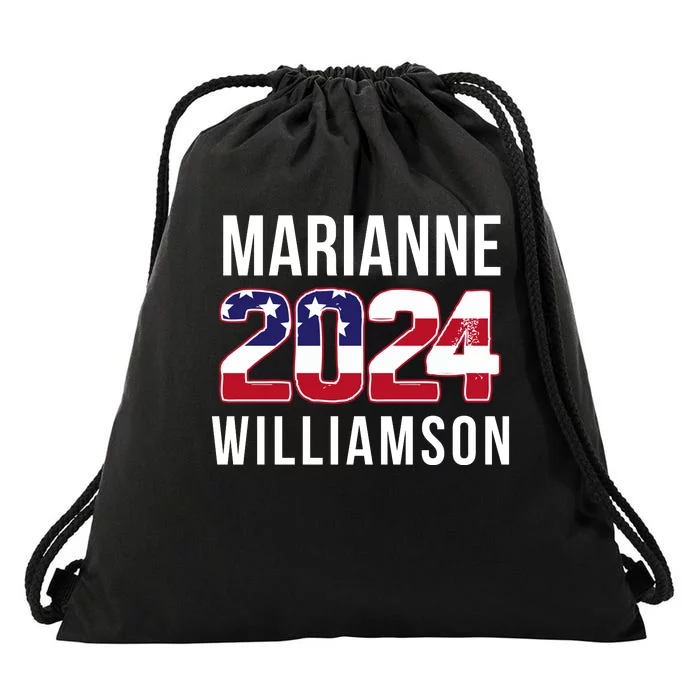 Marianne Williamson 2024 President Men Women Williamson 2024 Drawstring Bag